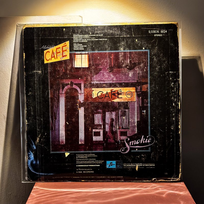 Smokie — Midnight Cafe (Back)