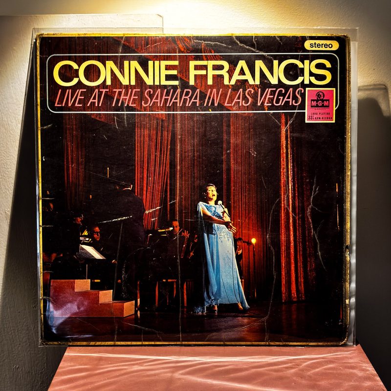 Connie Francis — Live at the Sahara in Las Vegas (Front)