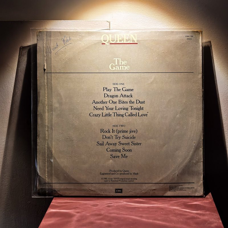 Queen — The Game (Back)