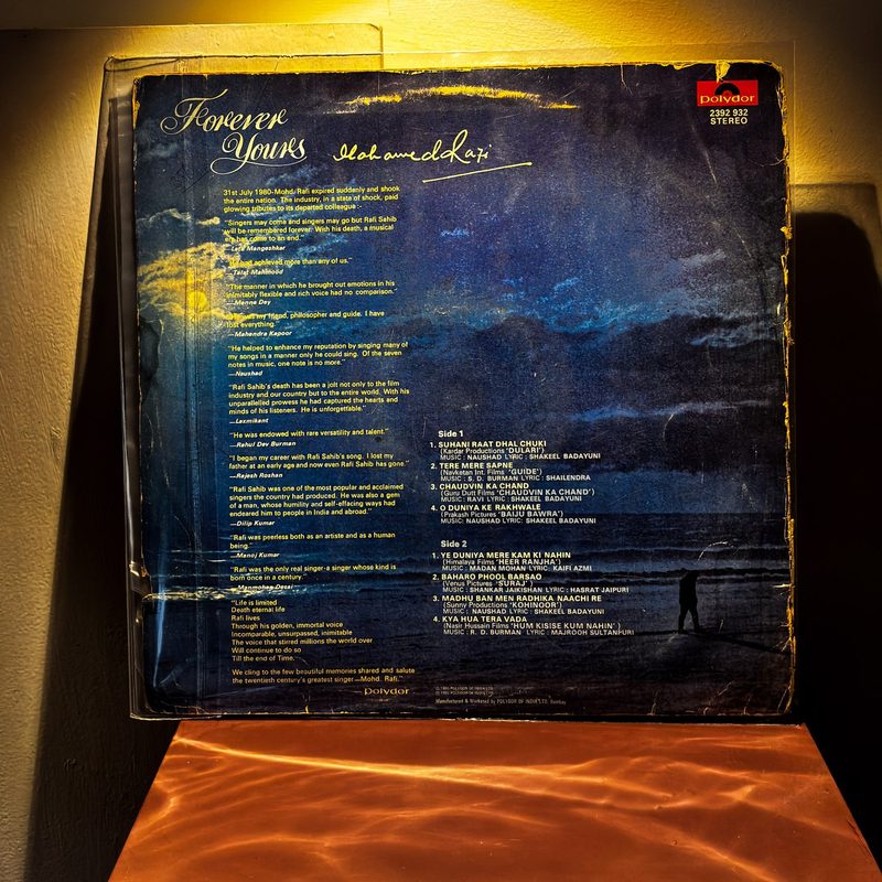 Unknown — Forever Yours (Front)