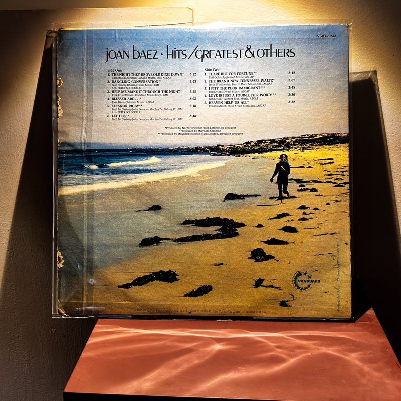 Joan Baez — Hits/Greatest & Others (Back)