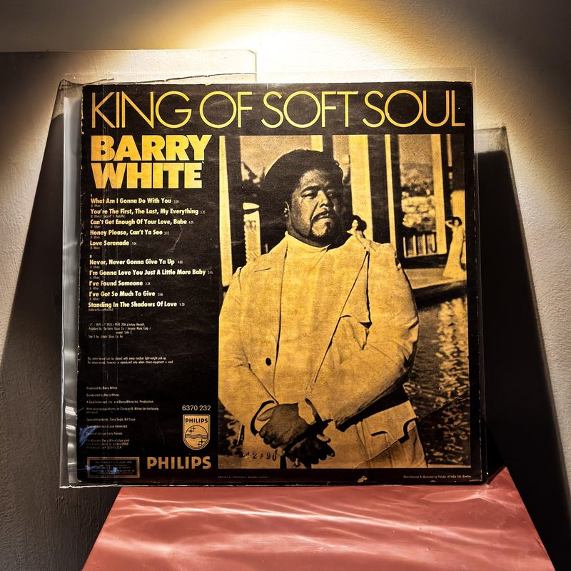 Barry White — Barry White's Greatest Hits (Back)