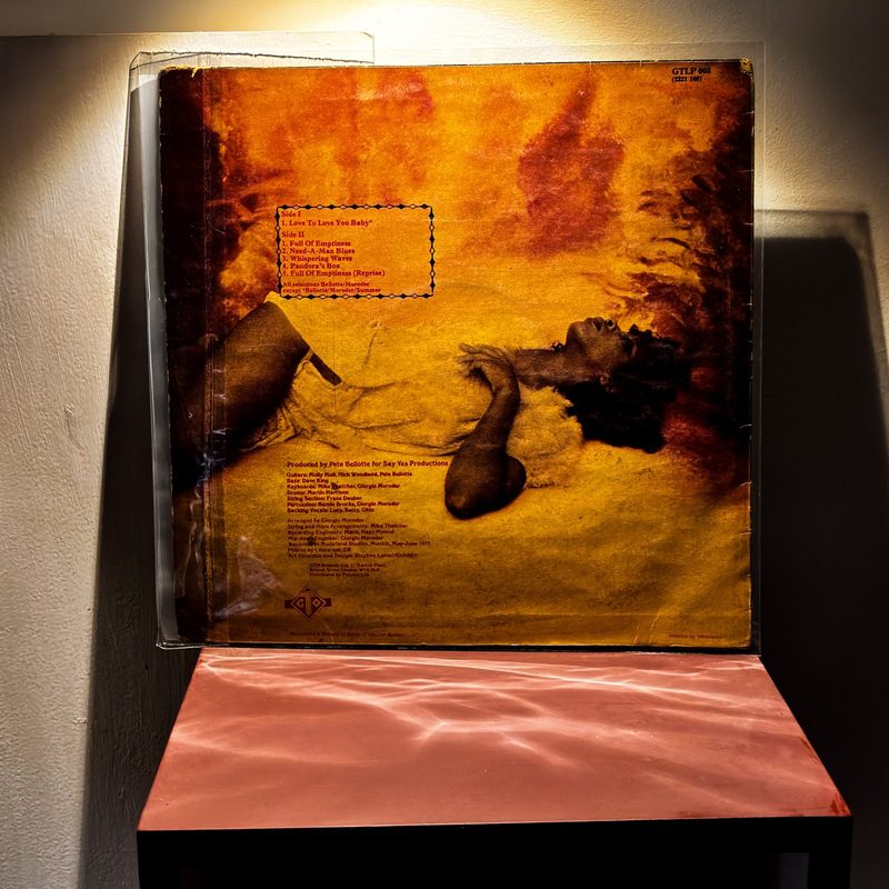 Donna Summer — Love To Love You Baby (Back)