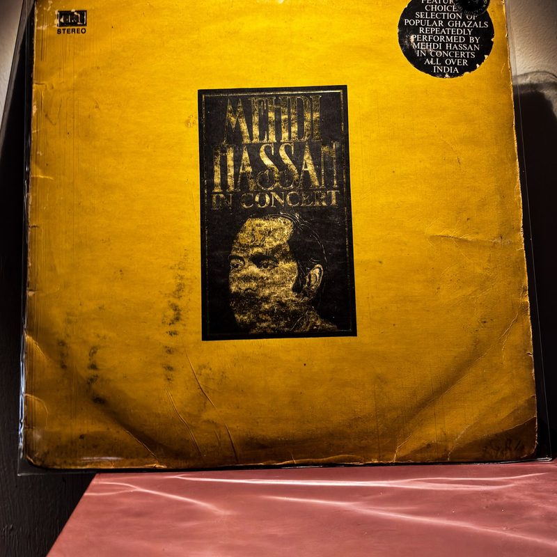 Mehdi Hassan — Mehdi Hassan In Concert (Back)