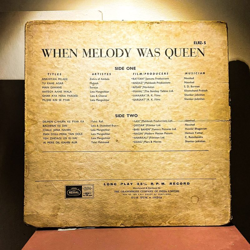Various Artists — When Melody Was Queen (Back)