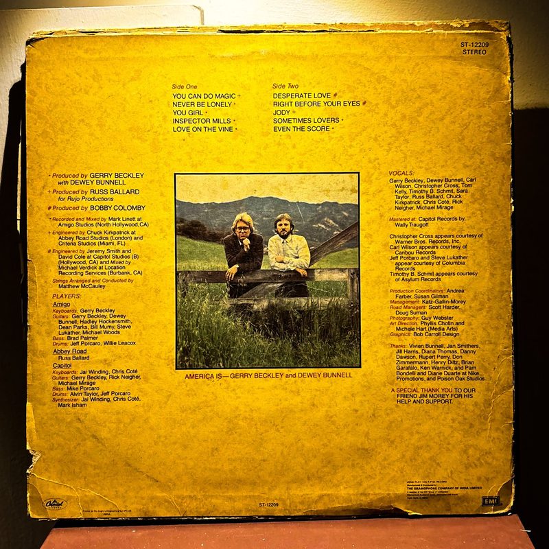 America — America Is (Front)