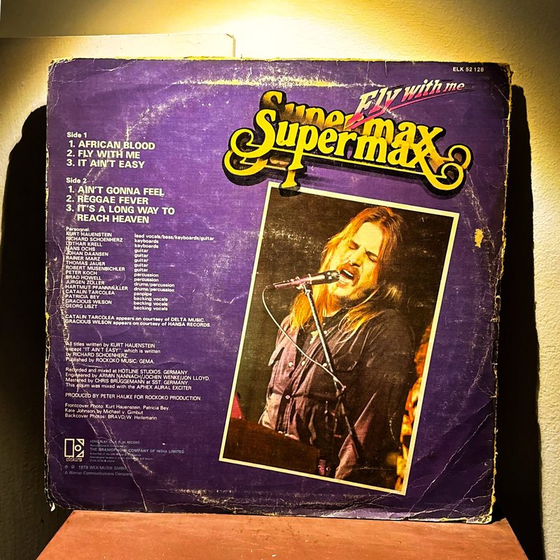 Supermax — Fly With Me (Front)