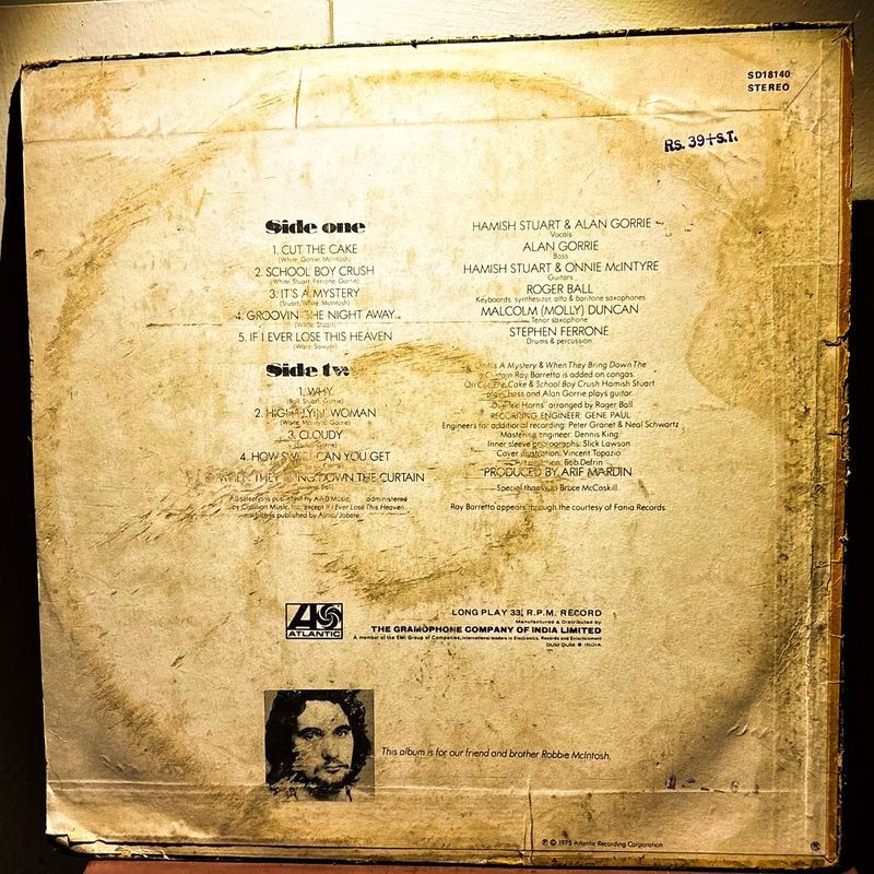 Hamish Stuart & Alan Gorrie — Not specified in the image (Front)