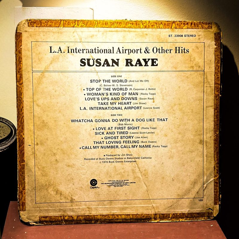 Susan Raye — L.A. International Airport & Other Hits (Back)