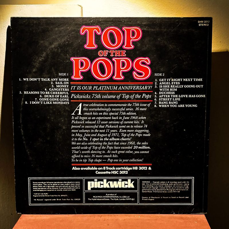 Various Artists — Top of the Pops (Volume 75) (Back)