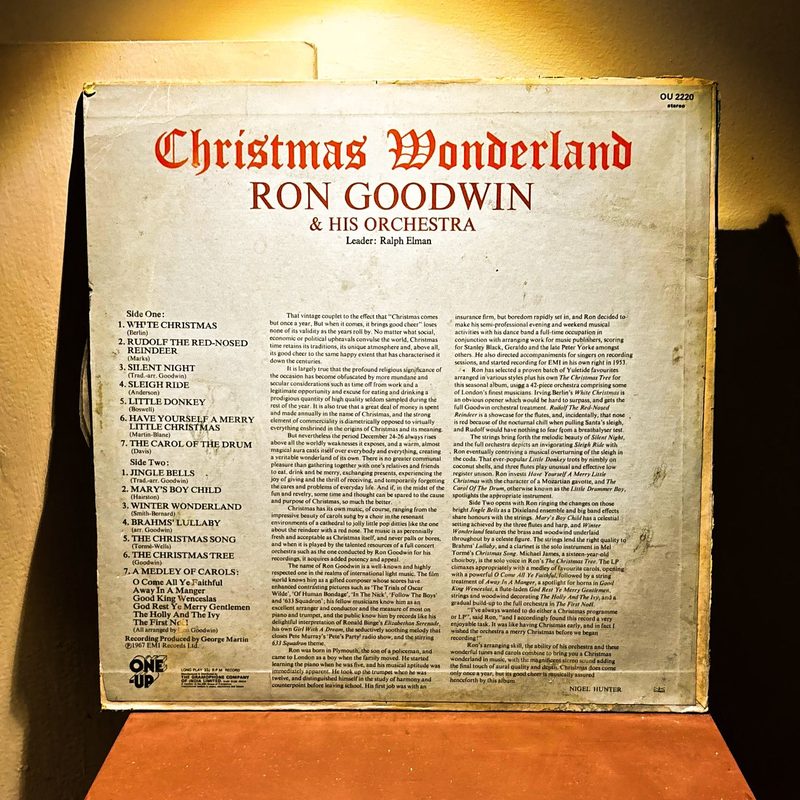 Ron Goodwin & His Orchestra — Christmas Wonderland (Back)