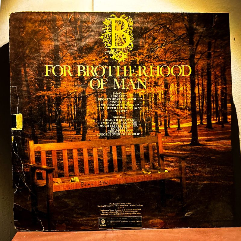 Brotherhood of Man — For Brotherhood of Man (Front)