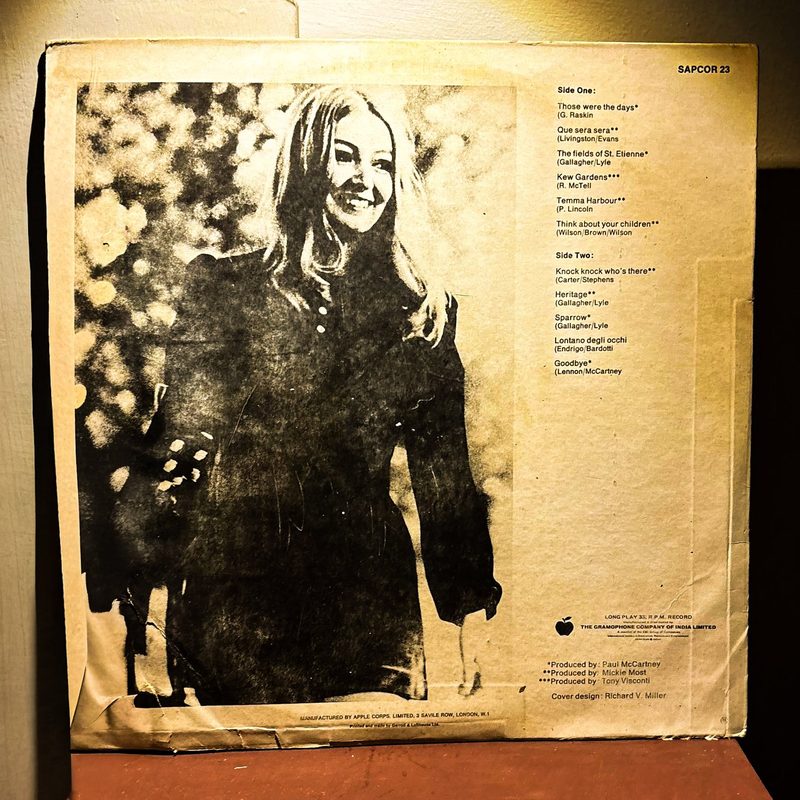 Mary Hopkin — Those Were The Days (Back)
