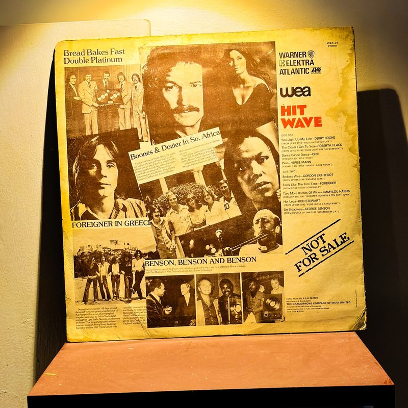 Various Artists — WEA Hit Wave (Sampler) (Back)