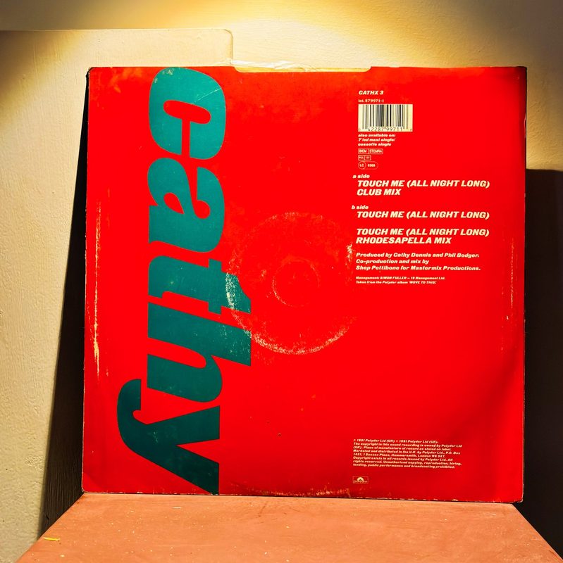 Cathy Dennis — Touch Me (All Night Long) (Back)