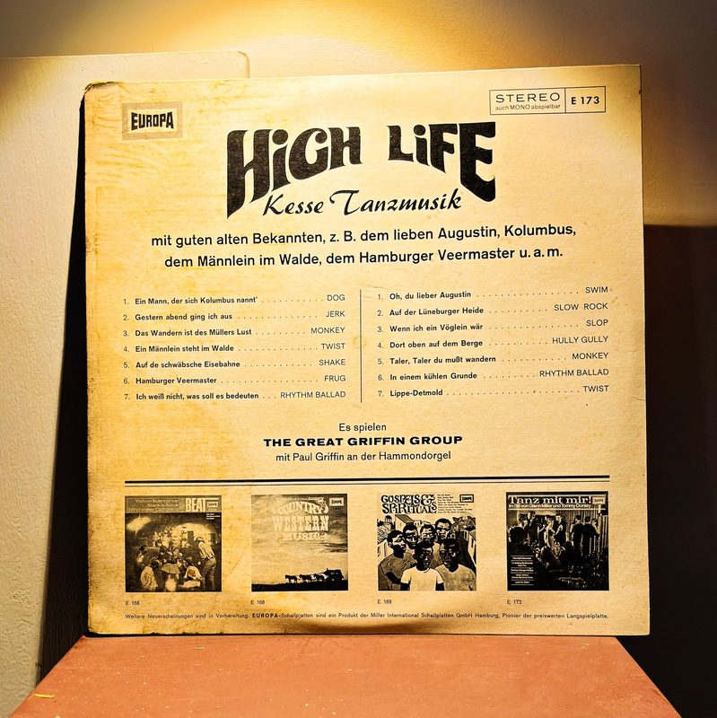 The Great Griffin Group — High Life - Kesse Tanzmusik (Back)