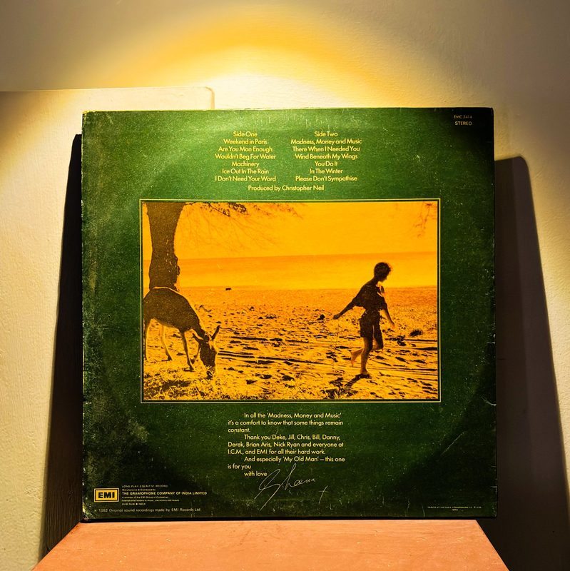 Sheena Easton — Madness, Money and Music (Back)