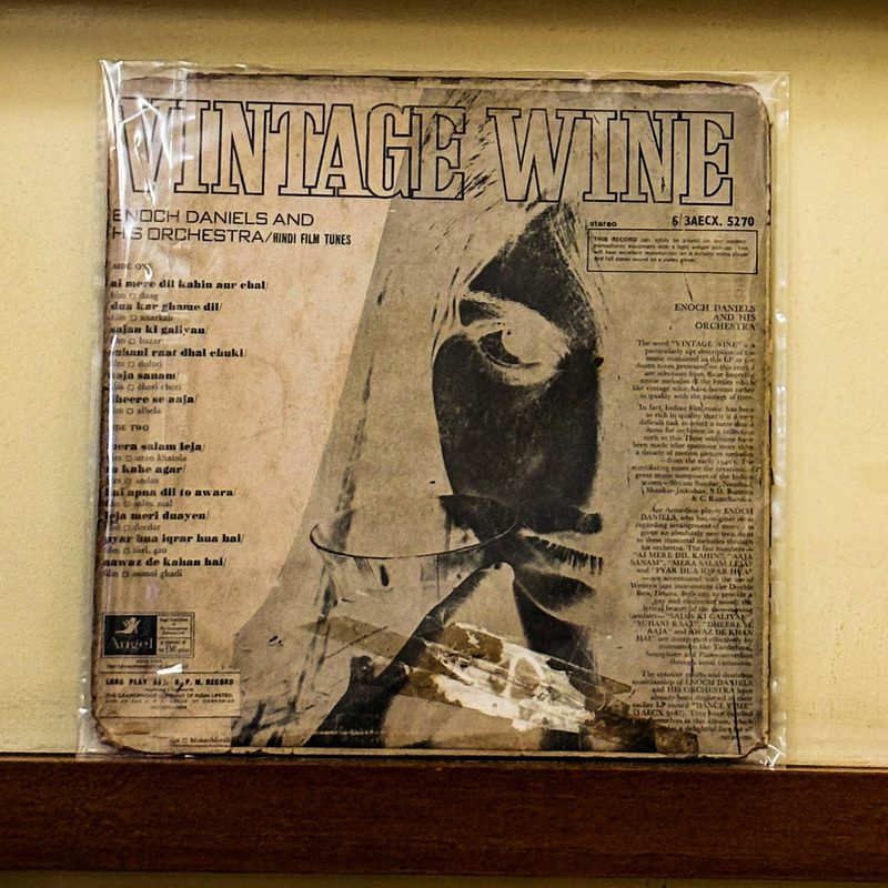 Enoch Daniels and His Orchestra — Vintage Wine: Hindi Film Tunes (Back)