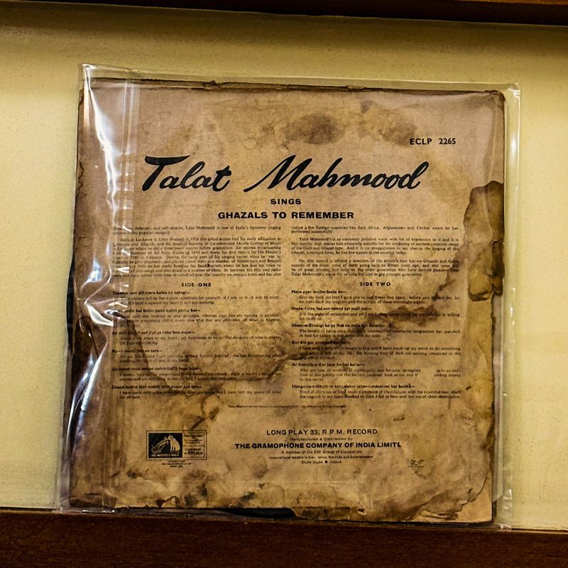 Talat Mahmood — Ghazals to Remember (Back)
