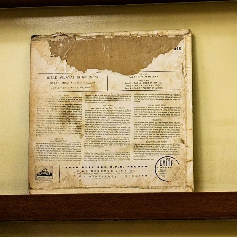 Ustad Vilayat Khan — Raga Miya Ki Malhar / Raga Miya Ki Todi / Raga Pilod (Back)