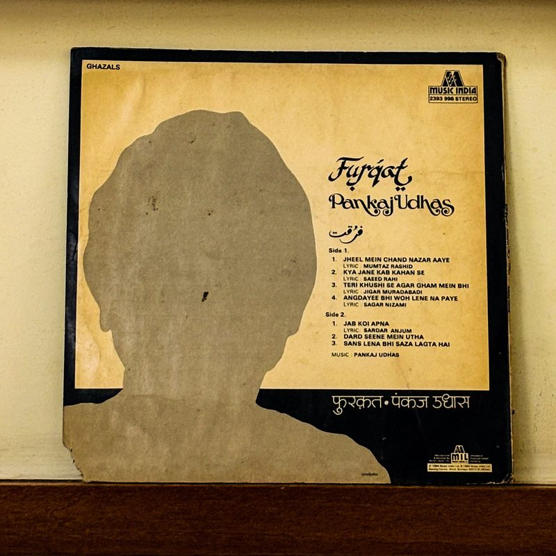 Pankaj Udhas — Furaqat (Back)