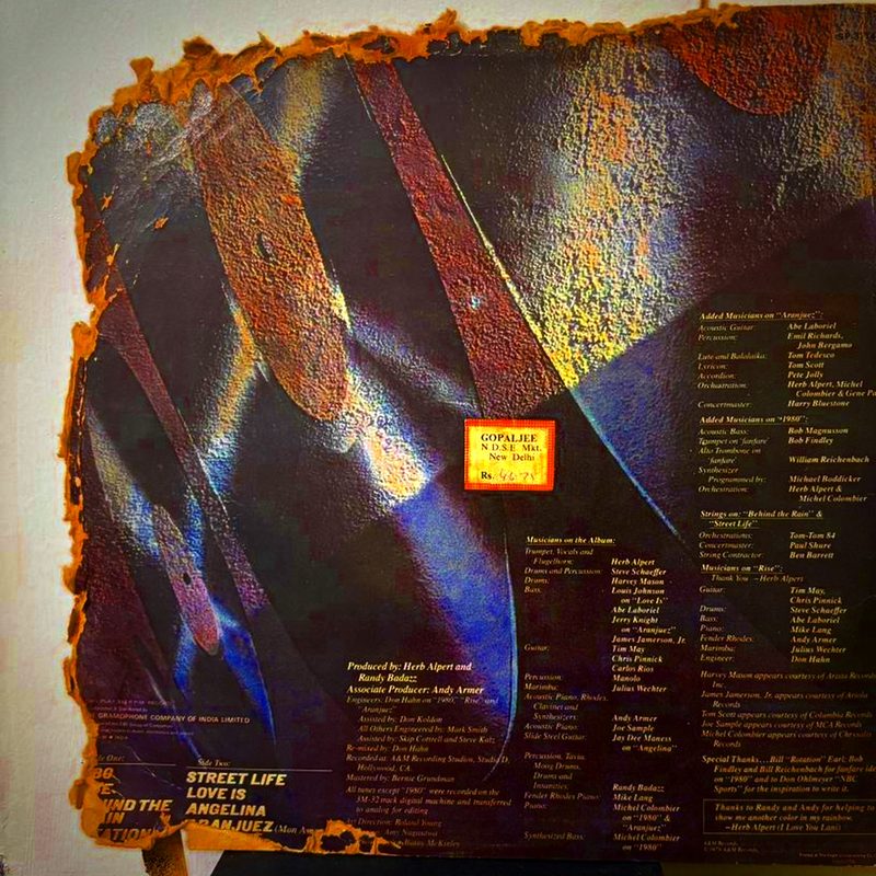 The Crusaders — Street Life (Back)