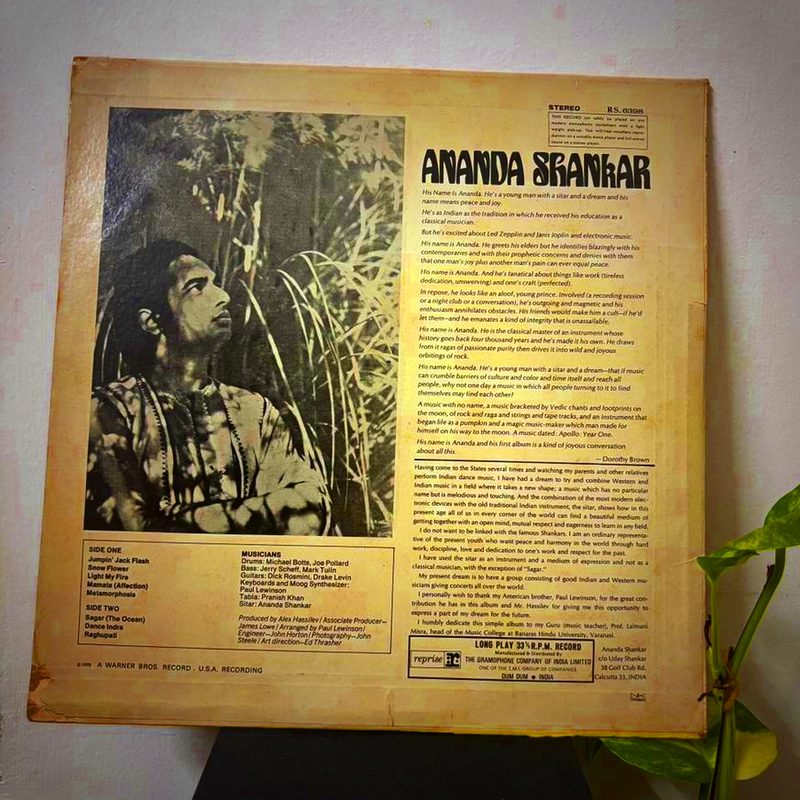 Ananda Shankar — Ananda Shankar (Back)