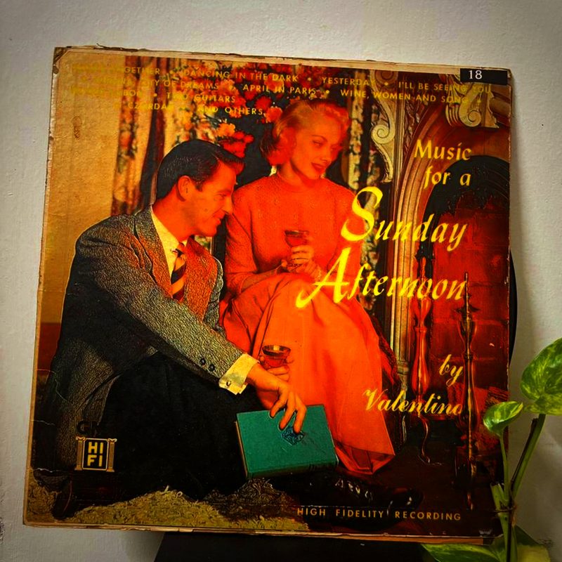 Valentine — Music For A Sunday Afternoon (Front)