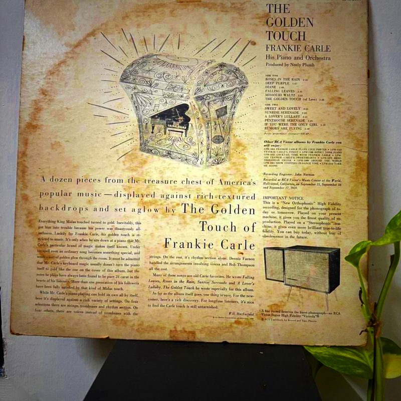 Frankie Carle — The Golden Touch (Back)