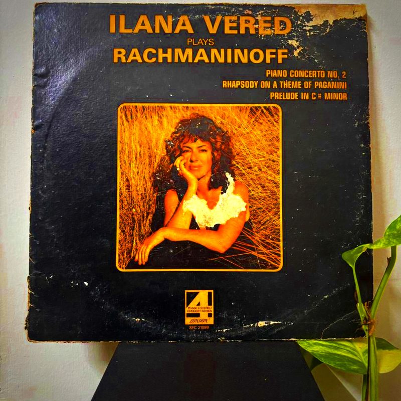 Ilana Vered — Ilana Vered Plays Rachmaninoff (Front)