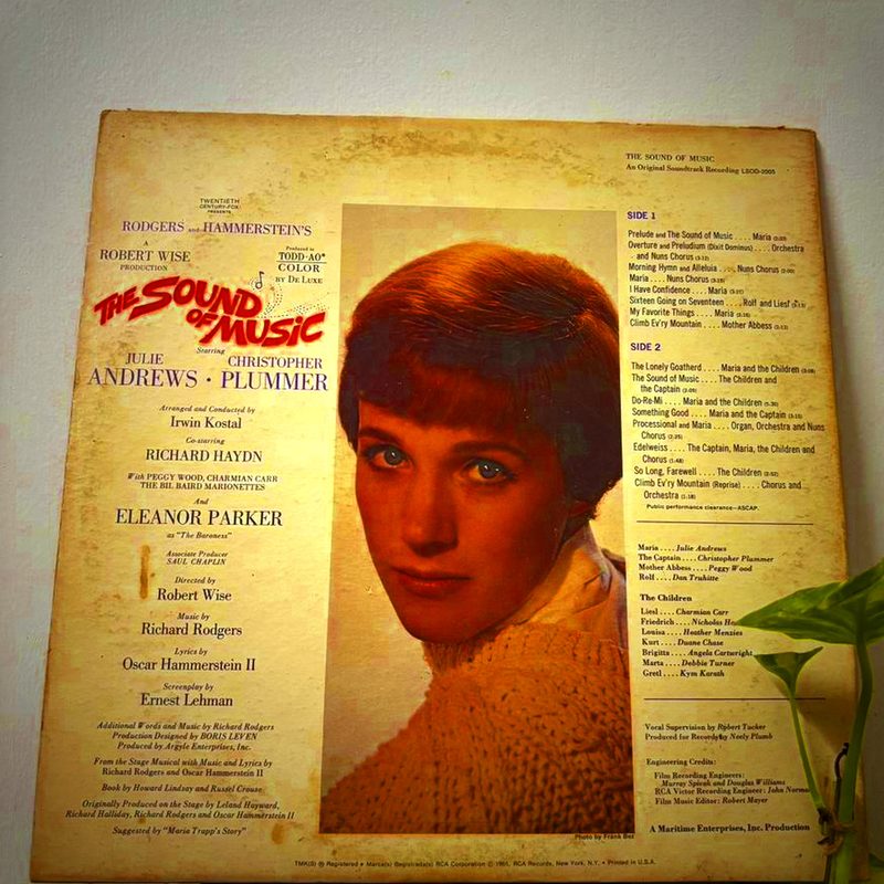 Julie Andrews / Christopher Plummer — The Sound Of Music (Back)