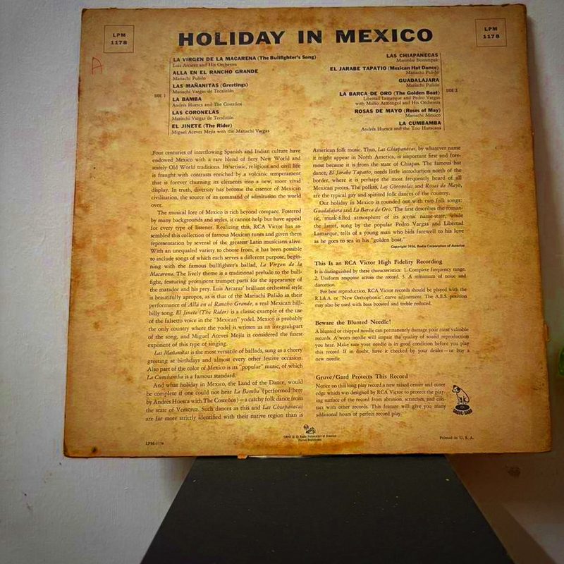 Unknown — Holiday In Mexico (Back)