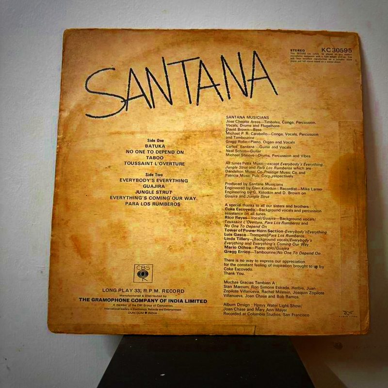 Santana — Santana III (Back)