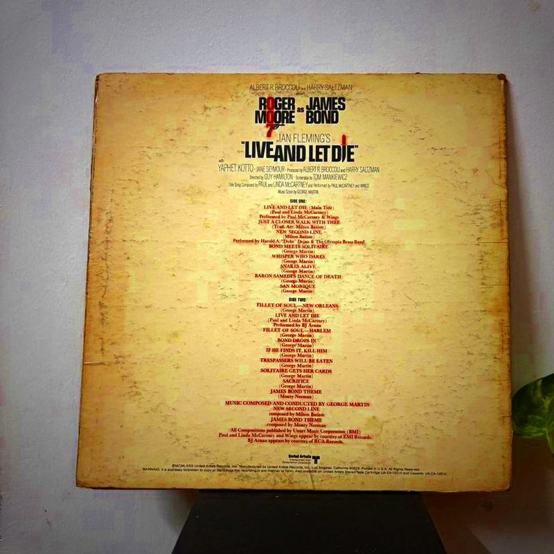 George Martin — Live And Let Die (Back)