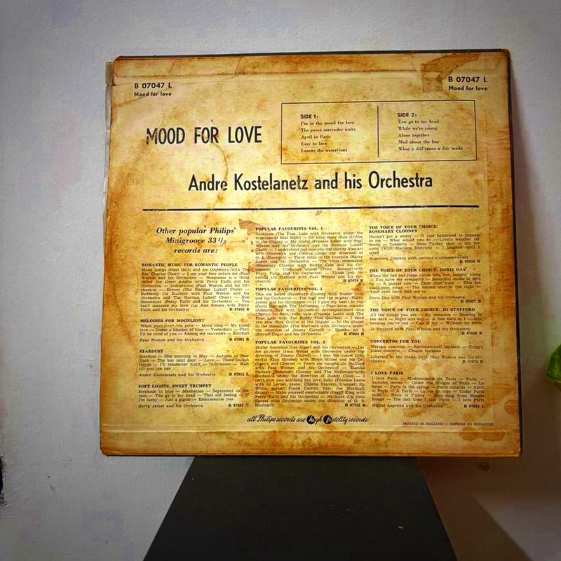Andre Kostelanetz — Mood For Love (Back)