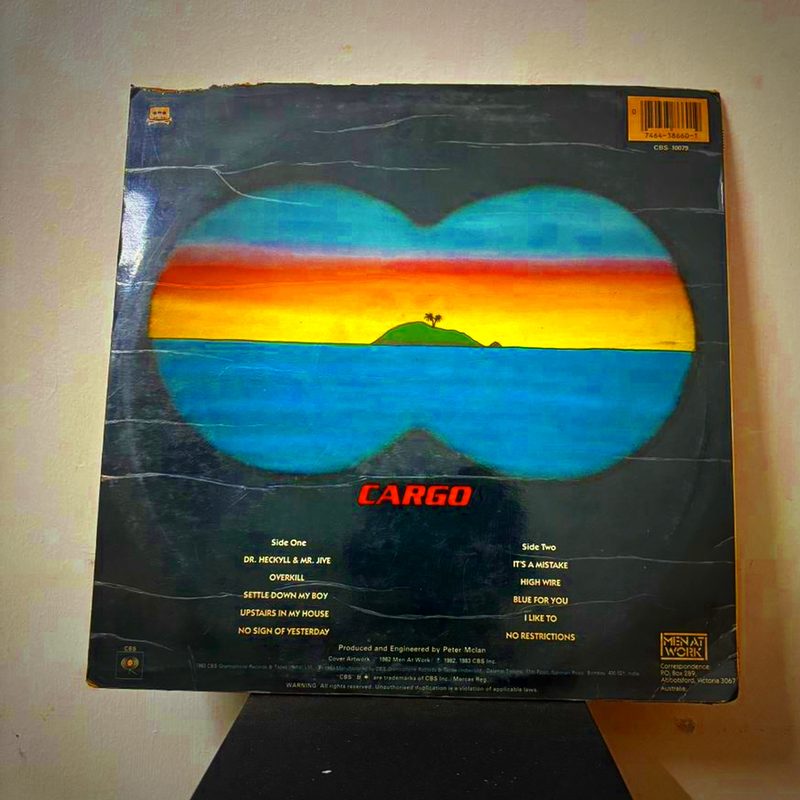 Men At Work — Cargo (Back)