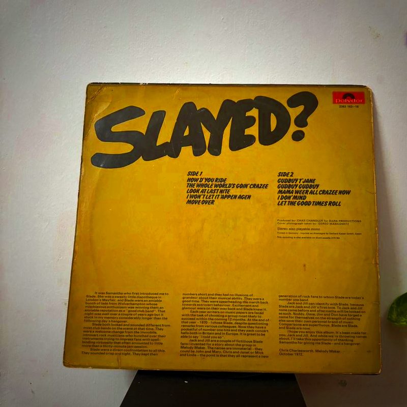 Slade — Slayed? (Back)
