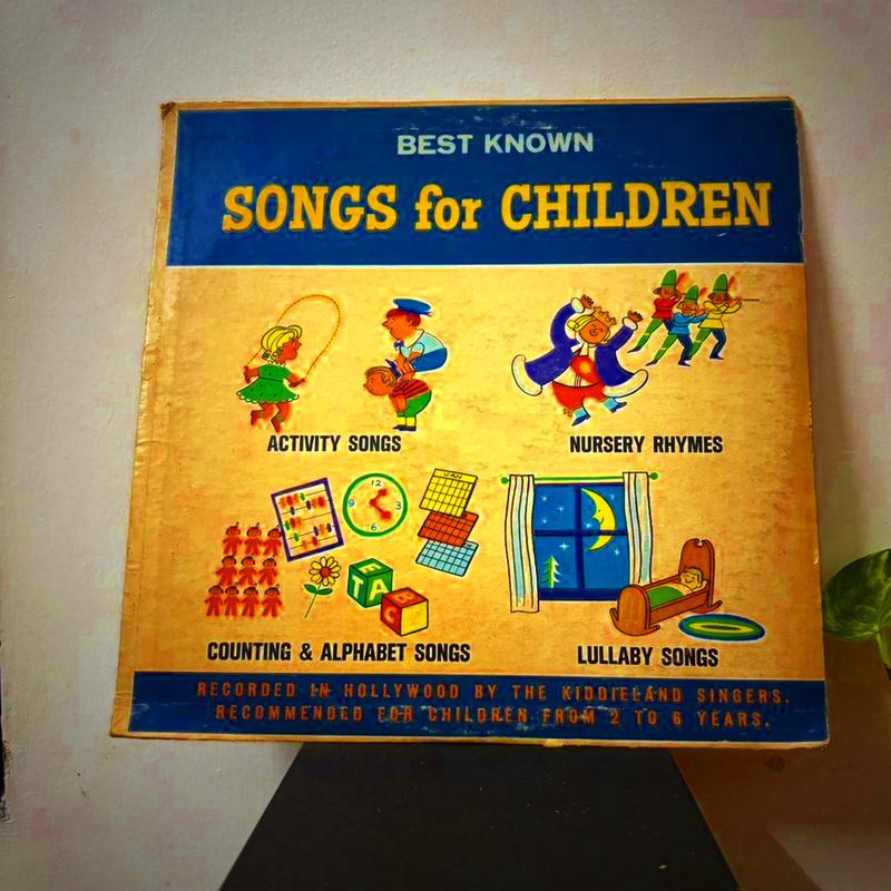 The Kiddieland Singers — Best Known Songs For Children (Front)