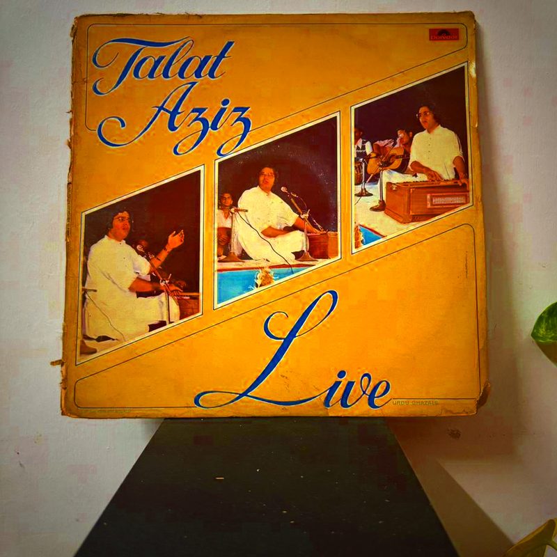 Talat Aziz — Live (Urdu Ghazals) (Front)