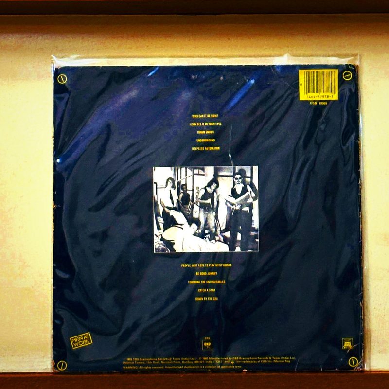 Men At Work — Business As Usual (Back)