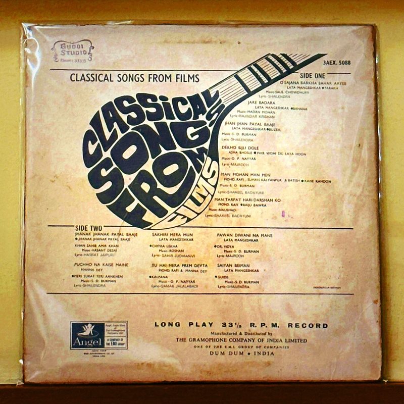 Various Artists — Classical Songs from Films (Back)