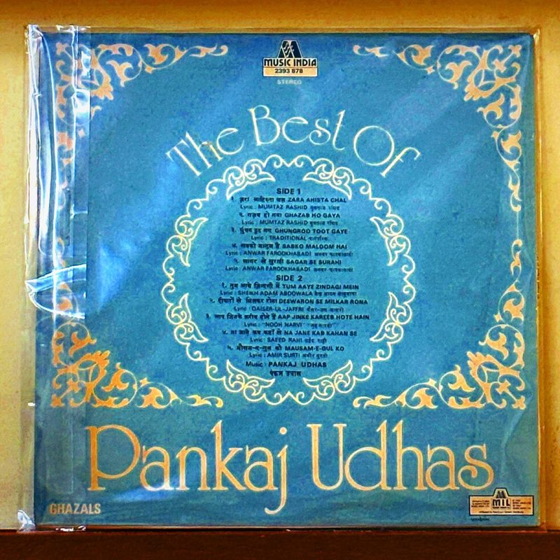 Pankaj Udhas — The Best Of Pankaj Udhas (Back)