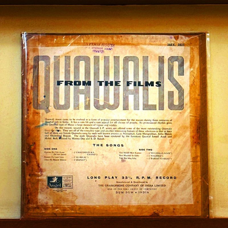 Ismail Azad, Manna Dey, S. D. Batish (Various) — Quawalis From The Films (Back)