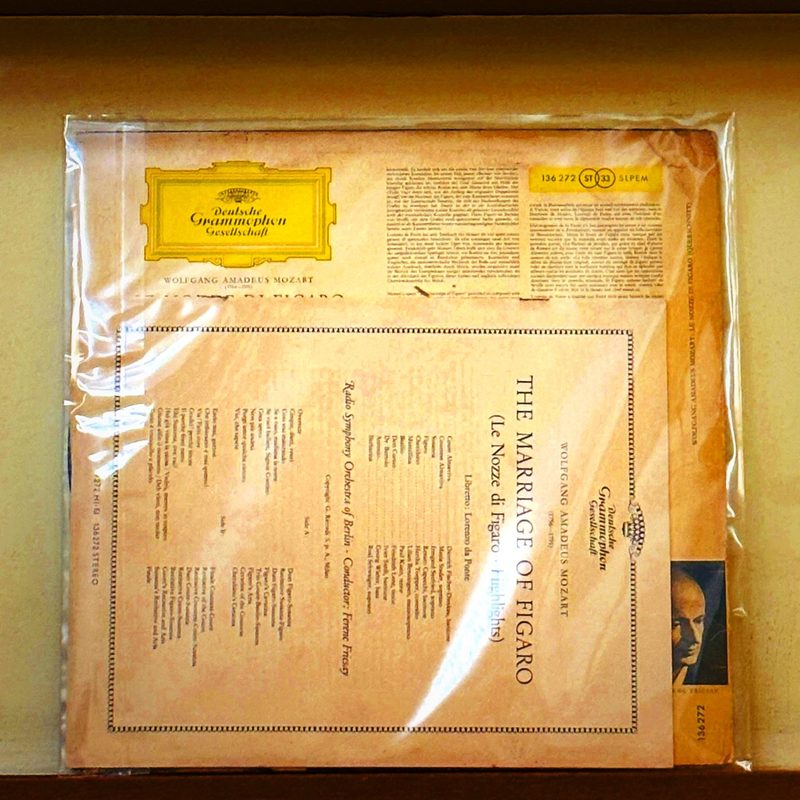 Ferenc Fricsay / Irmgard Seefried, Maria Stader, Hertha Töpper, Renato Capecchi, Dietrich Fischer-Dieskau — Le Nozze di Figaro (in italiano) (Back)