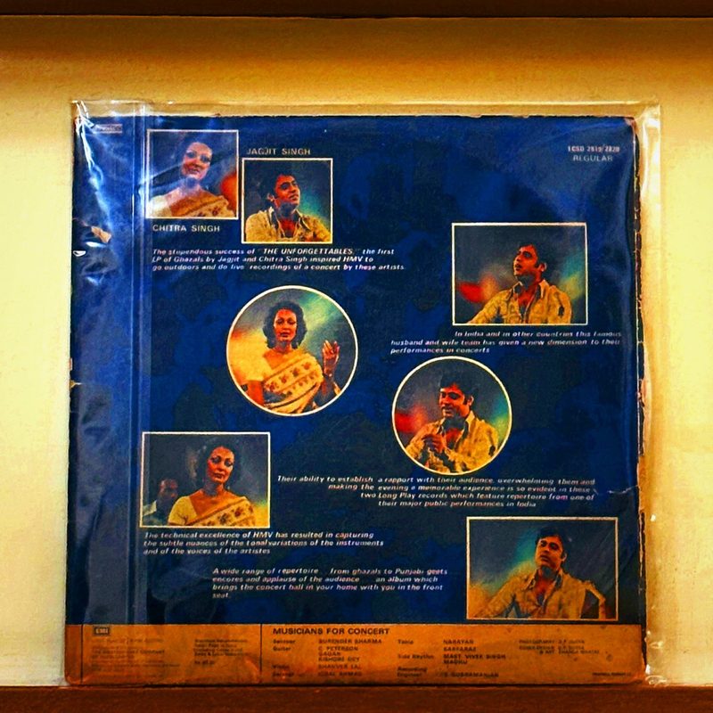 Chitra Singh and Jagjit Singh — Come Alive (in a Live Concert with) (Back)