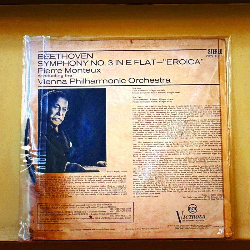 Pierre Monteux, Vienna Philharmonic — Beethoven Symphony No. 3 - "Eroica" (Back)