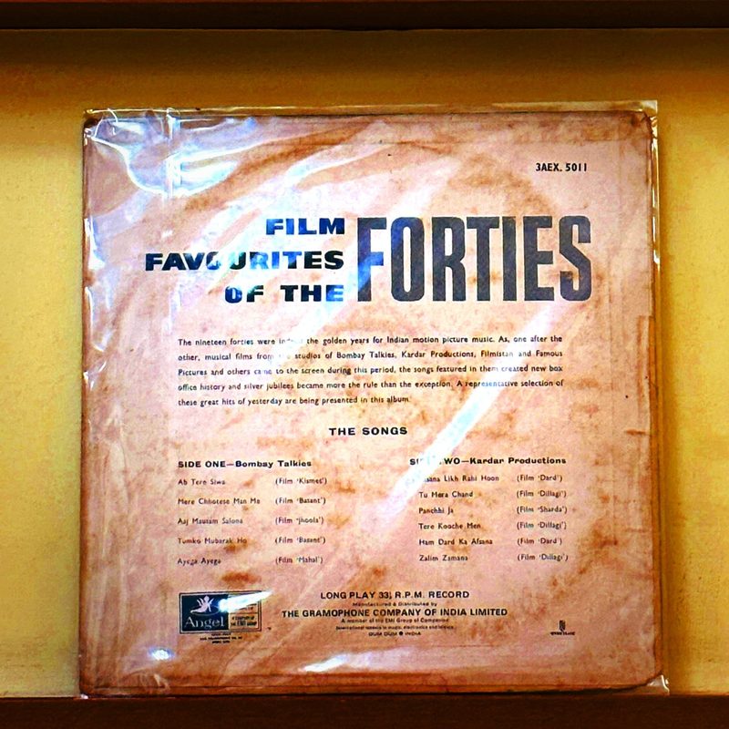 Various Artists — Film Favourites of the Forties (Back)