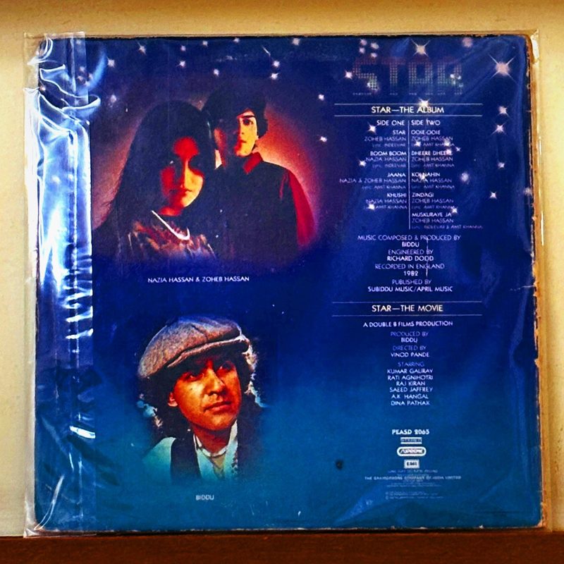 Nazia Hassan & Zoheb Hassan — Star (Back)