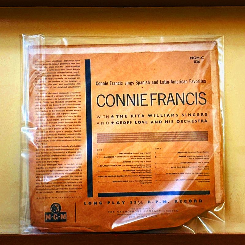Connie Francis — Sings Spanish and Latin American Favorites (Back)