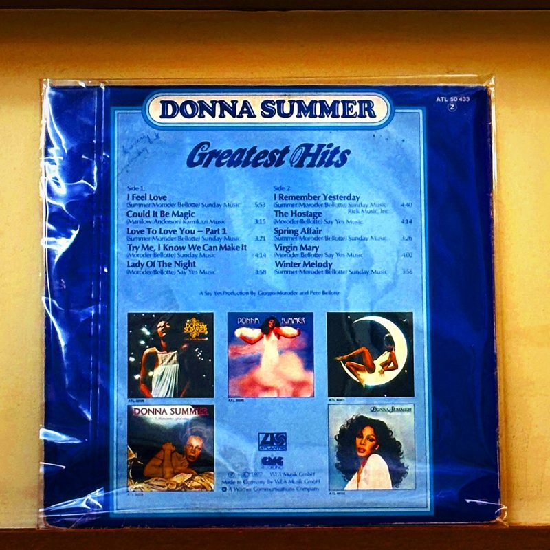 Donna Summer — Greatest Hits (Back)